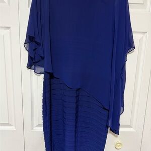 Adrianna Papell Deep Blue Evening Top